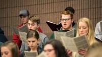 Singing in a choir